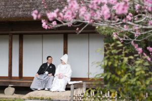 鎌倉のお寺で誓う夫婦の契り