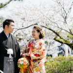 鶴岡八幡宮ご結婚式とお着物コーディネート