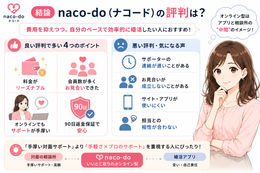 結論｜naco-do（ナコード）の評判は？